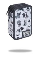 Opakowanie Piórnik coolpack potrójny z wyposażeniem jumper 3 french bulldogs