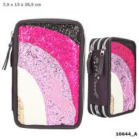 Opakowanie PIÓRNIK POTRÓJNY Z WYPOSAŻENIEM BROKATOWY JEDNOROŻEC YLVI 10644A