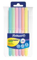 Opakowanie Pisaki Colorella Star C302 6szt Pastelowe