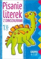Pisanie literek z dinozaurami cz.1. Autor:   Praca zbiorowa. SmakLiter.pl Okładka książki Pisanie literek z dinozaurami cz.1