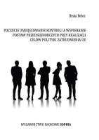 Poczucie umiejscowienia kontroli a wspieranie.... Autor: Beata Bołoz. SmakLiter.pl Okładka książki Poczucie umiejscowienia kontroli a wspieranie...
