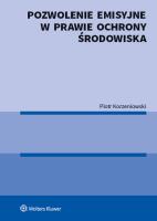 Okładka książki Pozwolenie emisyjne w prawie ochrony środowiska