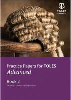 Opakowanie Practice Papers for Toles Advanced Book 2