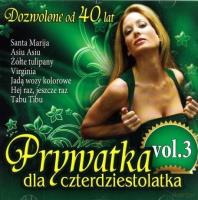 Prywatka dla 40-latka vol.3 CD. Autor: praca zbirowa. SmakLiter.pl Okładka książki Prywatka dla 40-latka vol.3 CD