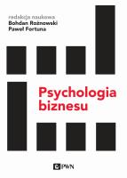 Okładka książki Psychologia biznesu