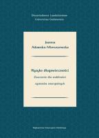 Okładka książki Ryzyko długowieczności. Znaczenie dla stabilności systemów emerytalnych