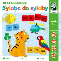 Sylaba do sylaby. Gra edukacyjna. Autor: Opracowanie zbiorowe. SmakLiter.pl Okładka książki Sylaba do sylaby. Gra edukacyjna