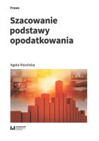 Okładka książki Szacowanie podstawy opodatkowania