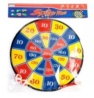 Tarcza z piłeczkami/rzutkami 35cm A014 rzep (319946). Wydawca: EUROTRADE. SmakLiter.pl Opakowanie Tarcza z piłeczkami/rzutkami 35cm A014 rzep (319946)