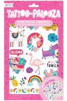 Tatuaże zmywalne Tattoo Palooza - Przyjaciele. Wydawca: Kolorowe Baloniki. SmakLiter.pl Opakowanie Tatuaże zmywalne Tattoo Palooza - Przyjaciele