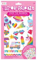 Tatuaże zmywalne Tattoo Palooza - Tęczowe. Wydawca: Kolorowe Baloniki. SmakLiter.pl Opakowanie Tatuaże zmywalne Tattoo Palooza - Tęczowe