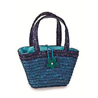 Opakowanie TOREBKA NA ZAKUPY NIEBIESKA Z KWIATKIEM EGMONT TOYS