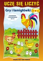 Okładka książki Uczę się liczyć. Łamigłówki. 5-6 lat