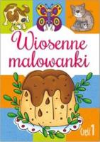 Wiosenne malowanki cz.1. Autor: praca zbiorowa. SmakLiter.pl Okładka książki Wiosenne malowanki cz.1