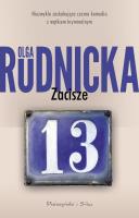 Zacisze 13 w.2017. Autor: Rudnicka Olga. SmakLiter.pl Okładka książki Zacisze 13 w.2017