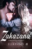 Zakazana. Autor: Ella Fields. SmakLiter.pl Okładka książki Zakazana