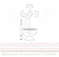 Opakowanie ZAPROSZENIE CHRZEST ZKW CHR 40769 POL MAK