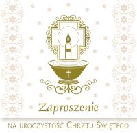 Opakowanie ZAPROSZENIE CHRZEST ZKW CHR 40971 POL MAK
