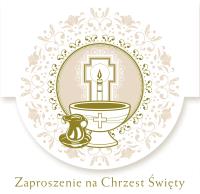 Opakowanie ZAPROSZENIE CHRZEST ZKW CHR 40973 POL MAK