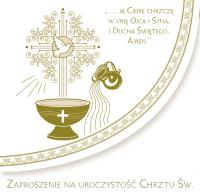 Opakowanie ZAPROSZENIE CHRZEST ZKW CHR 40974 POL MAK