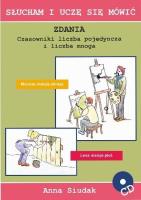 Zdania. Czasowniki liczba poj. i liczba mnoga. Autor: Siudak Anna. SmakLiter.pl Okładka książki Zdania. Czasowniki liczba poj. i liczba mnoga