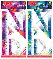 Opakowanie Zestaw Cosmic 2 ekier/lin 30cm/kątom mix MAPED