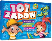 101 zabaw - nauka przez zabawę GREG. Autor: Ewa Sajek. SmakLiter.pl Okładka książki 101 zabaw - nauka przez zabawę GREG