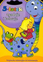 Okładka książki 5-latek zgaduje i koloruje