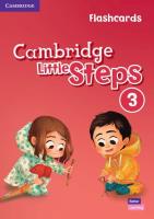 Cambridge Little Steps 3 Flashcards. Wydawca: Cambridge University Press. SmakLiter.pl Opakowanie Cambridge Little Steps 3 Flashcards