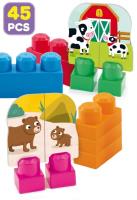 Opakowanie Carotina Baby Klocki w plecaczku 45 sztuk