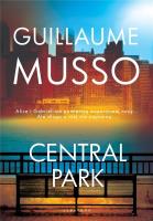 Central Park. Autor: Musso Guillaume. SmakLiter.pl Okładka książki Central Park