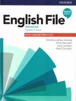 English File 4E Advanced Sb + online practice. Autor: Latham-Koenig Christina, Oxenden Clive, Lambert Jerry, Chomacki Kate. SmakLiter.pl Okładka książki English File 4E Advanced Sb + online practice