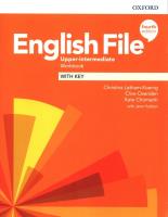 English File 4E Upper-Interm WB with key. Autor: Latham-Koenig Christina, Oxenden Clive, Chomacki Kate. SmakLiter.pl Okładka książki English File 4E Upper-Interm WB with key