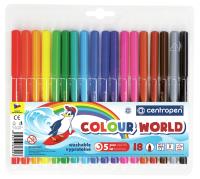 Opakowanie Flamastry Centropen rainbow kids 7550 18 kolorów