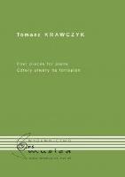 For pieces for piano (Cztery utwory na fortepian). Autor: Krawczyk Tomasz. SmakLiter.pl Okładka książki For pieces for piano (Cztery utwory na fortepian)