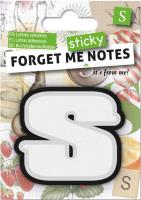 Forget me sticky notes kart samoprzylepne litera S. Wydawca: IF. SmakLiter.pl Opakowanie Forget me sticky notes kart samoprzylepne litera S
