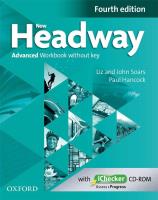Okładka książki Headway 5E Advanced WB without key + CD Pack