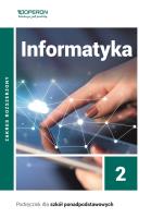 Informatyka podręcznik 2 liceum i technikum zakres rozszerzony. Autor: Wojciech Hermanowski, Sławomir Sidor. SmakLiter.pl Okładka książki Informatyka podręcznik 2 liceum i technikum zakres rozszerzony