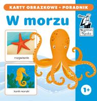 Kapitan Nauka W morzu karty obrazkowe + poradnik. Autor: Gabriela Bieniek-Zaremba. SmakLiter.pl Okładka książki Kapitan Nauka W morzu karty obrazkowe + poradnik