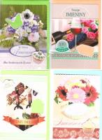 Opakowanie Karnet B6 z nakjejką. Imieniny (10szt) MIX