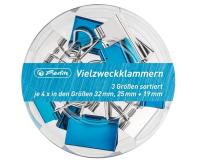 Opakowanie Klamry 3 rozmiary Frozen Glam 12szt