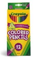 Okładka książki Kredki ołówkowe 12 kolorów CRAYOLA