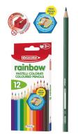 Opakowanie Kredki Rainbow 12 kol+temperówka FIBRACOLOR