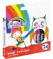 Opakowanie Kredki świecowe 24 kolory FIORELLO