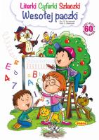 Literki, cyferki, szlaczki Wesołej Paczki. Autor: Kruszewski Włodzimierz, Ernest Błędowski. SmakLiter.pl Okładka książki Literki, cyferki, szlaczki Wesołej Paczki