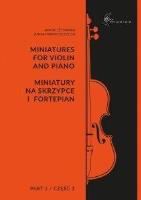 Okładka książki Miniatury na skrzypce i fortepian cz.2