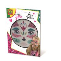 Modny brokatowy tatuaż - Kot. Wydawca: SES NL. SmakLiter.pl Opakowanie Modny brokatowy tatuaż - Kot