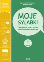 Moje sylabki Zestaw 1 wyd. 2020. Autor: Agnieszka Fabisiak-Majcher, Elżbieta Ławczys. SmakLiter.pl Okładka książki Moje sylabki Zestaw 1 wyd. 2020