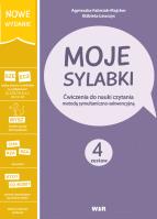 Moje sylabki Zestaw 4 wyd. 2020. Autor: Agnieszka Fabisiak-Majcher, Elżbieta Ławczys. SmakLiter.pl Okładka książki Moje sylabki Zestaw 4 wyd. 2020
