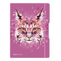 Opakowanie Notatnik A4/2x40K kratka+linia My.Book Flex Lynx